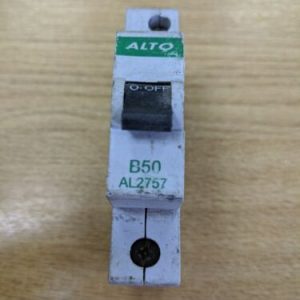 Alto AL2757 50 Amp Type B Circuit Breaker B50 Used MCB Trip