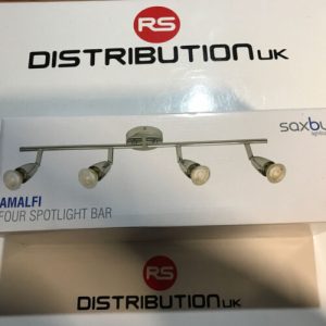 Saxby Amalfi Four Spotlight Bar Chrome