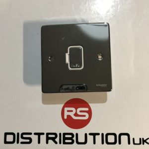 13A Unswitched Fused Connection Unit Polished Chrome Schneider GU5500WPC