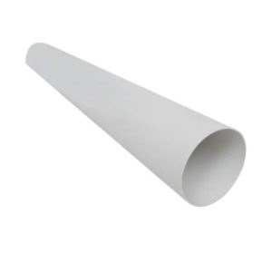 6”/150mm X 350mm Plastic Duct Round Solid Ducting Tube Pipe Ventilation