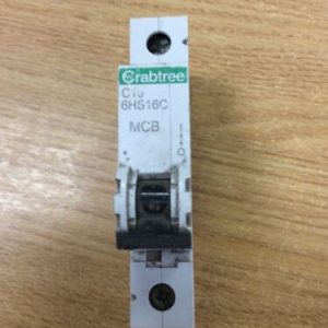 Crabtree C15 6HS16C MCB CIRCUIT BREAKER USED