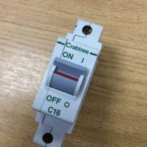 Crabtree C16 Circuit Breaker BS 3871 Part 1 Cat M9 used