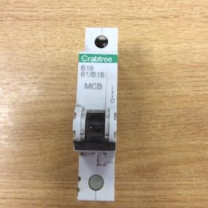 Crabtree Starbreaker MCB 16 Amp Single Pole Breaker Type B 16A 61/B16 Series 5
