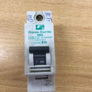 Federal Electric HBA 10000 3 BS EN60898 B16 Used Stablok
