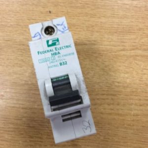 Federal Electric HBA 10000 3 BS EN60898 B32 Stablok USED
