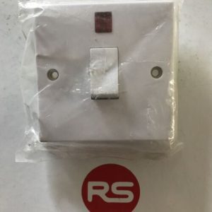 Volex 20 Amp Double Pole Switch With Neon & Cable Outlet 100251