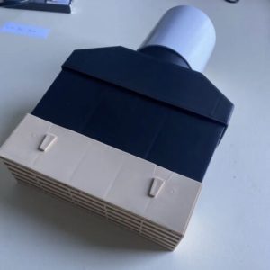 Timloc 6500 Ducting 100mm to Airbrick Adaptor Set With Buff Colour Air Brick