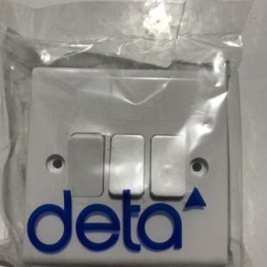 Deta S1205 10a 3 gang 2w switch