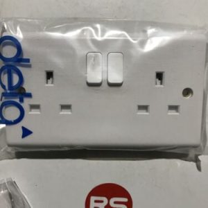 Deta S1209SDP 13a 2g DP switched socket