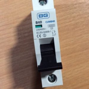 British General MCB 40A B-type 6KA CUMB40-01 NEW