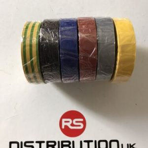 19mm x 33mm PVC Electrical Insulation Tape Flame Retardent multipack