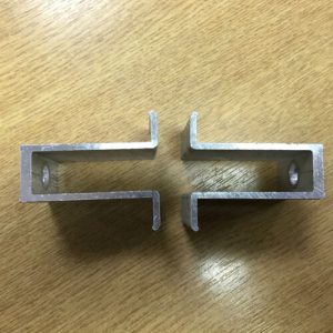 4 X Solar Panel PV Mid Brackets For Panels with 45mm Frame Thinkness
