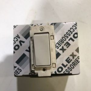 Volex Blank Double Pole Grid Switch