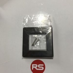 BG 2 Module Front Plate Black Nickel