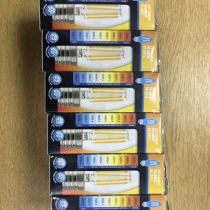 C37 candle filament ES lamps warm white x12