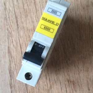 Square D QOE 6000 Range B6 6 AMP CIrcuit Breaker 0106EB6