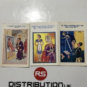 vintage Inter-art comique postcards x 5