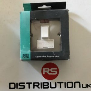 click deco 13a fused connection unit with neon VPSC652WH