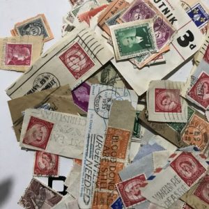 world wide vintage stamps Job Lot