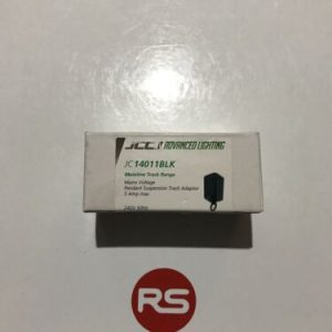 Mainline Mains IP20 Pendant Suspension Track Adaptor Black JC14011BLK