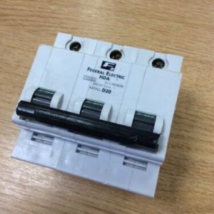 Federal Electric HDA 10000 240/415V 3 Pole Switch D20