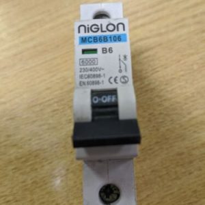 NIGLON MCB6B106 B6 6A MCB6B116 MCB 6000 IEC EN 60898-1 BREAKER