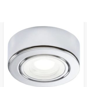 Knightsbridge CABCWW Chrome 2W 3000K 73mm LED Under Cabinet Light warm white