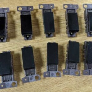 Click Mode Grid Module 10A 2 Way BLACK SWITCH NEW PACK OF 10