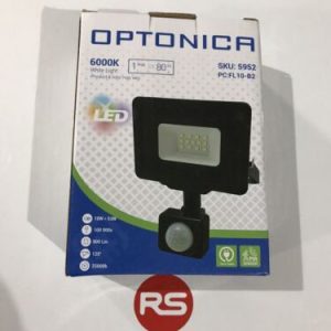 10w LED Floodlight With PIR Sensor 6000k White Light