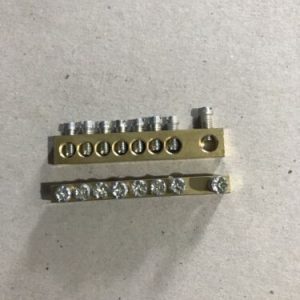 8 Holes Copper Neutral Bar Ground Terminal Row Distribution Cabinet Wire Screws