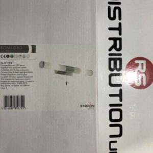 Endon Romford 1lt Wall Bathroom Light Chrome