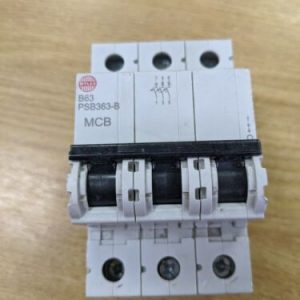 Wylex PSB363-B 63 Amp Triple Pole Type B 230V 10kA B63 Circuit Breaker MCB