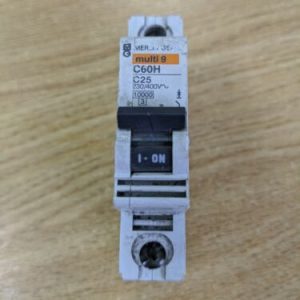 Merlin Gerin Multi 9 C60H C25 USED CIRCUIT BREAKER