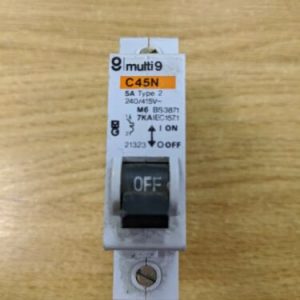 Merlin Gerin Multi9 C45N 5A Type 2 240/415V USED
