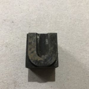 Vintage Wooden Letter U Printer Block