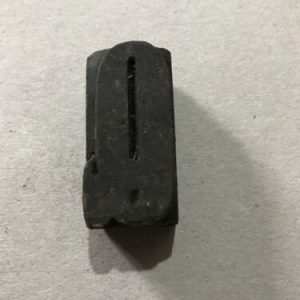 Vintage Wooden Letter Q Printer Block