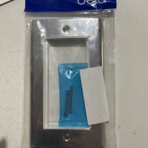 Deta SD1424CHW four module data plate chrome/white