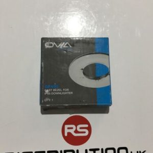 CLICK OVIA BEZEL FOR  IP65 FIRE RATED DOWNLIGHT Satin Chrome