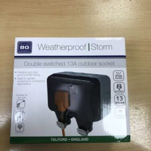 Bg Double Switched 13A Outdoor Socket