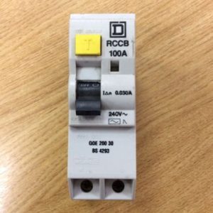 Square D Double 2 Pole Woe 200 30 100A BS4293 USED CONDITION