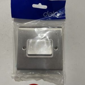 Deta SD1247SSW 3pole fan isolator stainless steel/white