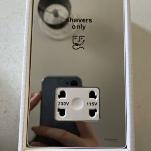 Schneider Electric Gu7490wpc Shaver Socket