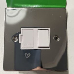 Schneider Polished Chrome Switched Fused Spur