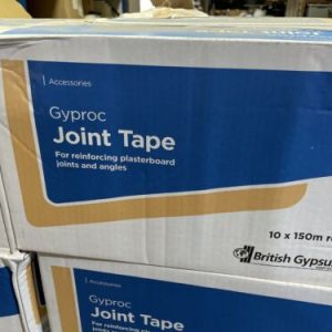 Drywall Gyproc Paper Joint Tape - 150m x 50mm - New - box of 10 £40 a box!!!!