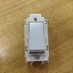 Volex Grid Switch Blank Fuse Switch WHITE One Way