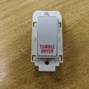 TUMBLE DRYER grid Switch Fuse Switch Volex 20A 250V USED