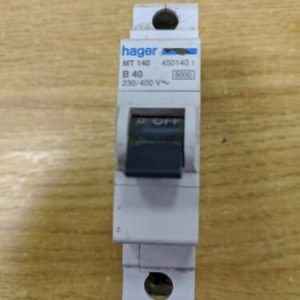 Hager MT140 B40 230/400V USED