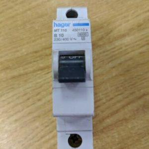Hager MT110 B10 230/400V CIRCUIT BREAKER USED