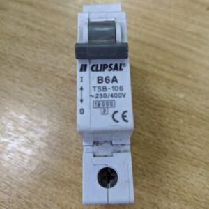 Clipsal B6A TSB-106 239/400V USED CIRCUIT BREAKER