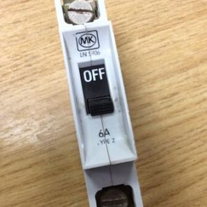 MK SENTRY 6A TYPE 2 MCB LN5906 TESTED 6 AMP OLD STYLE OBSOLETE CIRCUIT BREAKER